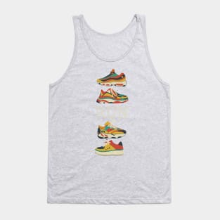 Sneakers run print Tank Top